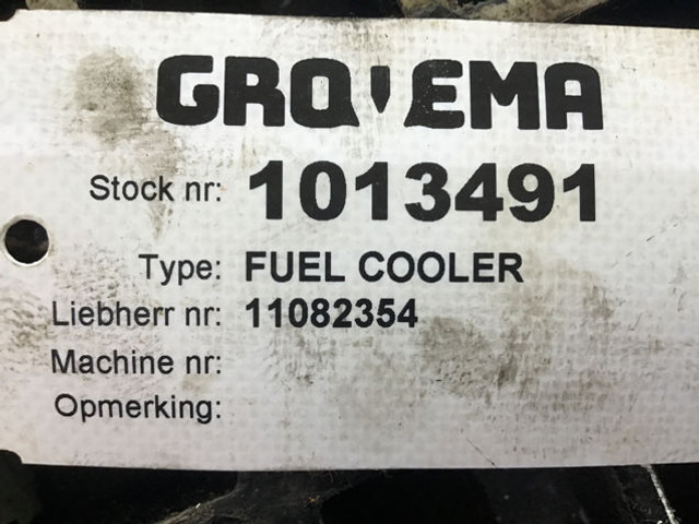 Liebherr Fuel Cooler - Oil cooler: picture 4 Liebherr Fuel Cooler - Oil cooler: picture 4