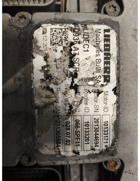 Liebherr Motor Control Device - ECU: picture 2 Liebherr Motor Control Device - ECU: picture 2