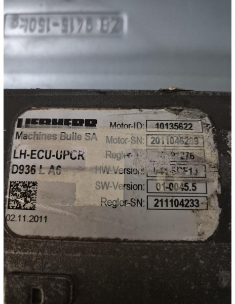 Liebherr Motor Control Device - ECU: picture 2 Liebherr Motor Control Device - ECU: picture 2
