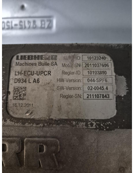 Liebherr Motor Control Device - ECU: picture 2 Liebherr Motor Control Device - ECU: picture 2