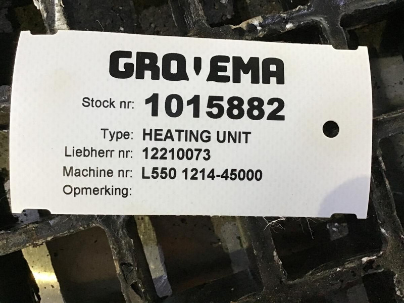Liebherr - Heating/ Ventilation: picture 2 Liebherr - Heating/ Ventilation: picture 2