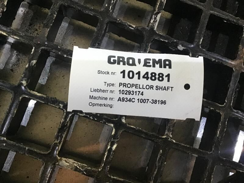 Liebherr Propeller Shaft - Drive shaft: picture 2 Liebherr Propeller Shaft - Drive shaft: picture 2