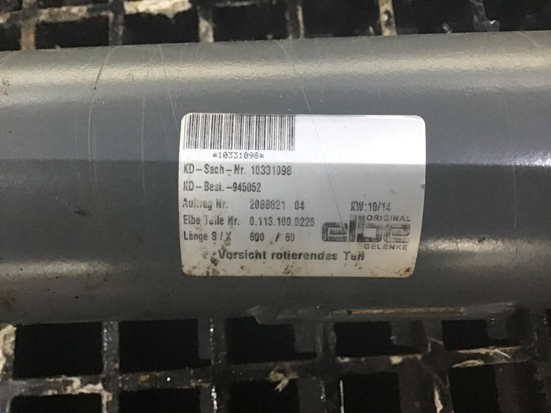 Liebherr Propellor Shaft - Drive shaft: picture 3 Liebherr Propellor Shaft - Drive shaft: picture 3