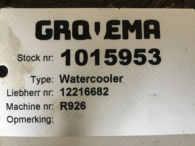 Liebherr Watercooler - Radiator: picture 4 Liebherr Watercooler - Radiator: picture 4