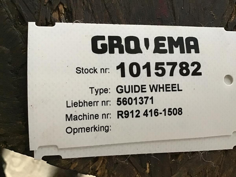 Liebherr Guide Wheel - Spare parts: picture 1 Liebherr Guide Wheel - Spare parts: picture 1
