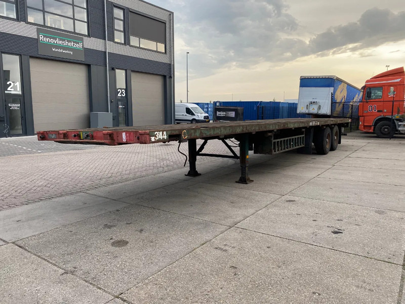 Flandria Plateau Trailer with Twist-Locks / BPW + Drums - Dropside/ Flatbed semi-trailer: picture 4 Flandria Plateau Trailer with Twist-Locks / BPW + Drums - Dropside/ Flatbed semi-trailer: picture 4