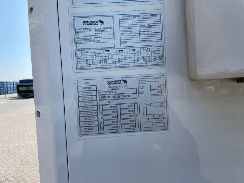 Refrigerator semi-trailer Schmitz Cargobull SCB*3SB Frigo / Vector 1950 / Flower Trailer: picture 10