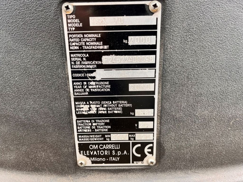 Pallet truck Diversen OM TSX20: picture 11