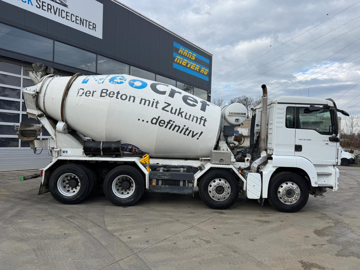 MAN TGS 32.480 8x4 Liebherr 9m3 - Concrete mixer truck: picture 4 MAN TGS 32.480 8x4 Liebherr 9m3 - Concrete mixer truck: picture 4