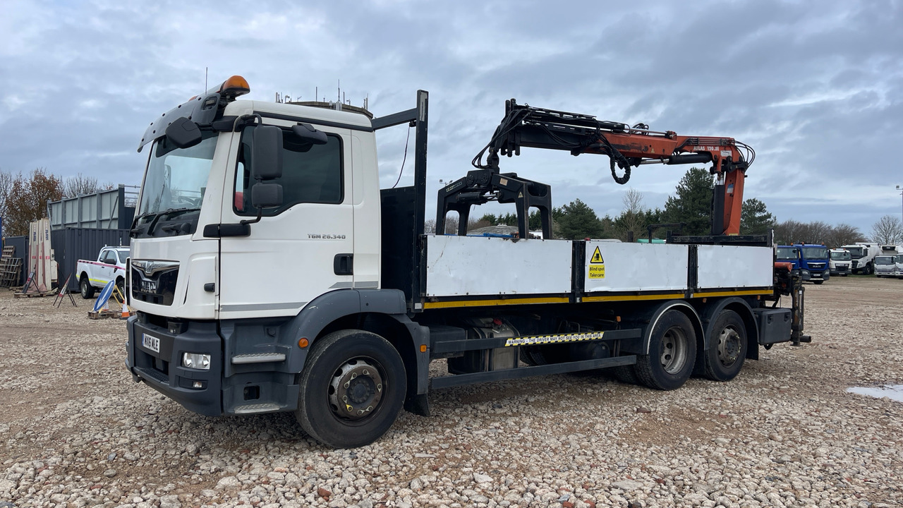 MAN TGM 26.340 - Dropside/ Flatbed truck, Crane truck: picture 2 MAN TGM 26.340 - Dropside/ Flatbed truck, Crane truck: picture 2