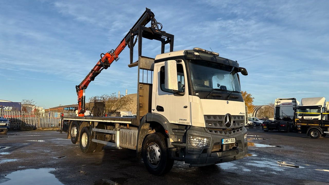 MERCEDES-BENZ AROCS 2535 - Dropside/ Flatbed truck, Crane truck: picture 1 MERCEDES-BENZ AROCS 2535 - Dropside/ Flatbed truck, Crane truck: picture 1