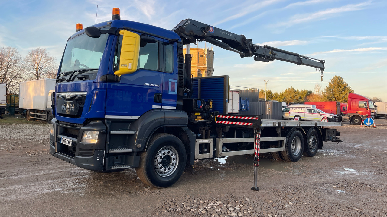 Man TGS 26.360 - Dropside/ Flatbed truck, Crane truck: picture 2 Man TGS 26.360 - Dropside/ Flatbed truck, Crane truck: picture 2
