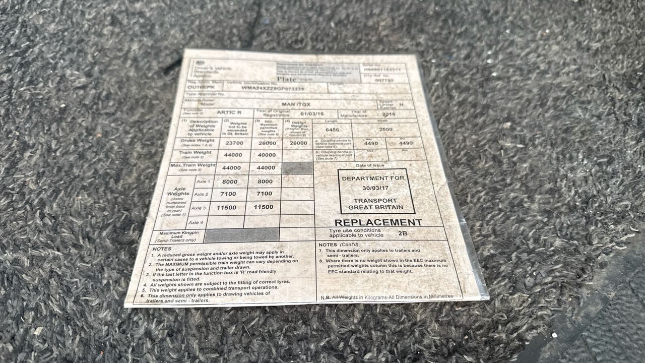 Tractor unit MAN TGX: picture 11 Tractor unit MAN TGX: picture 11