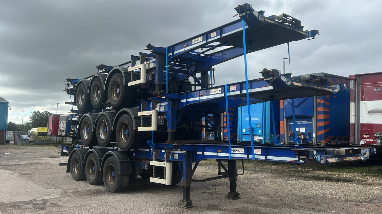DENNISON SLIDING SKELETAL STACK OF 3 - Trailer: picture 1 DENNISON SLIDING SKELETAL STACK OF 3 - Trailer: picture 1
