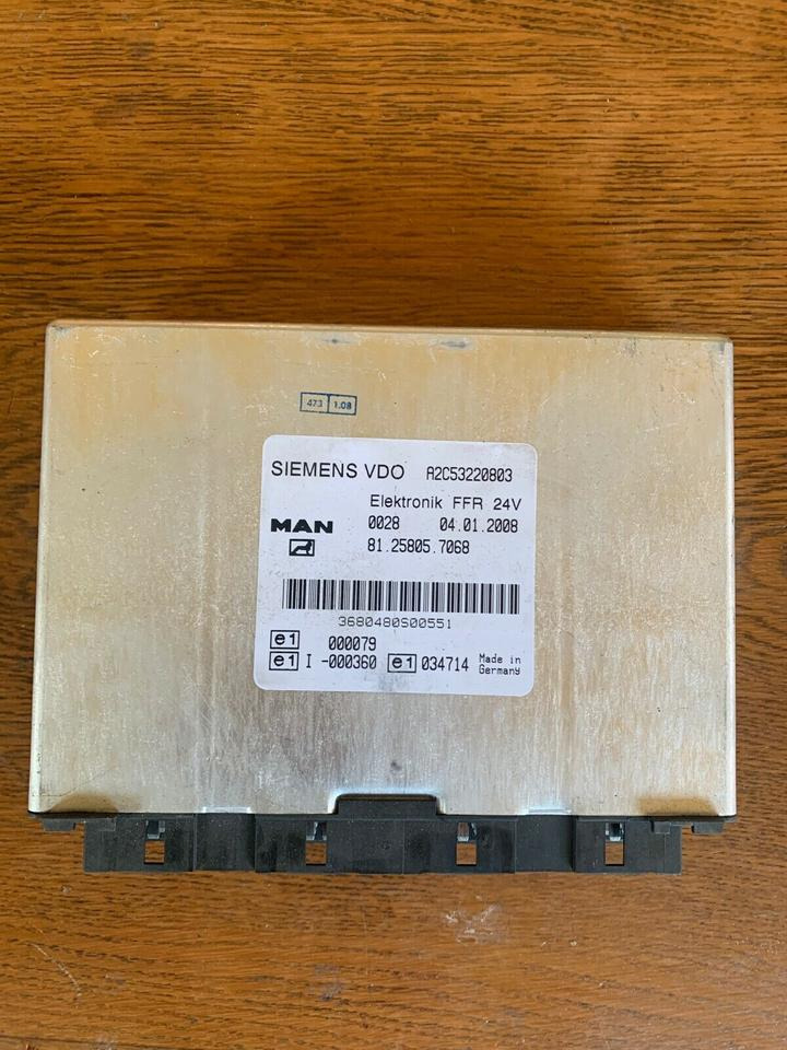 ELEKTRONIK FFR SIEMENS VDO Steuergerät MAN 81258057068 - ECU for Truck: picture 1 ELEKTRONIK FFR SIEMENS VDO Steuergerät MAN 81258057068 - ECU for Truck: picture 1