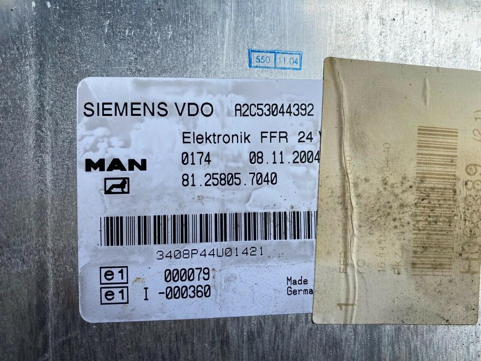 MAN FFR SIEMENS VDO Steuergerät 81.25805.7040 - ECU for Truck: picture 2 MAN FFR SIEMENS VDO Steuergerät 81.25805.7040 - ECU for Truck: picture 2