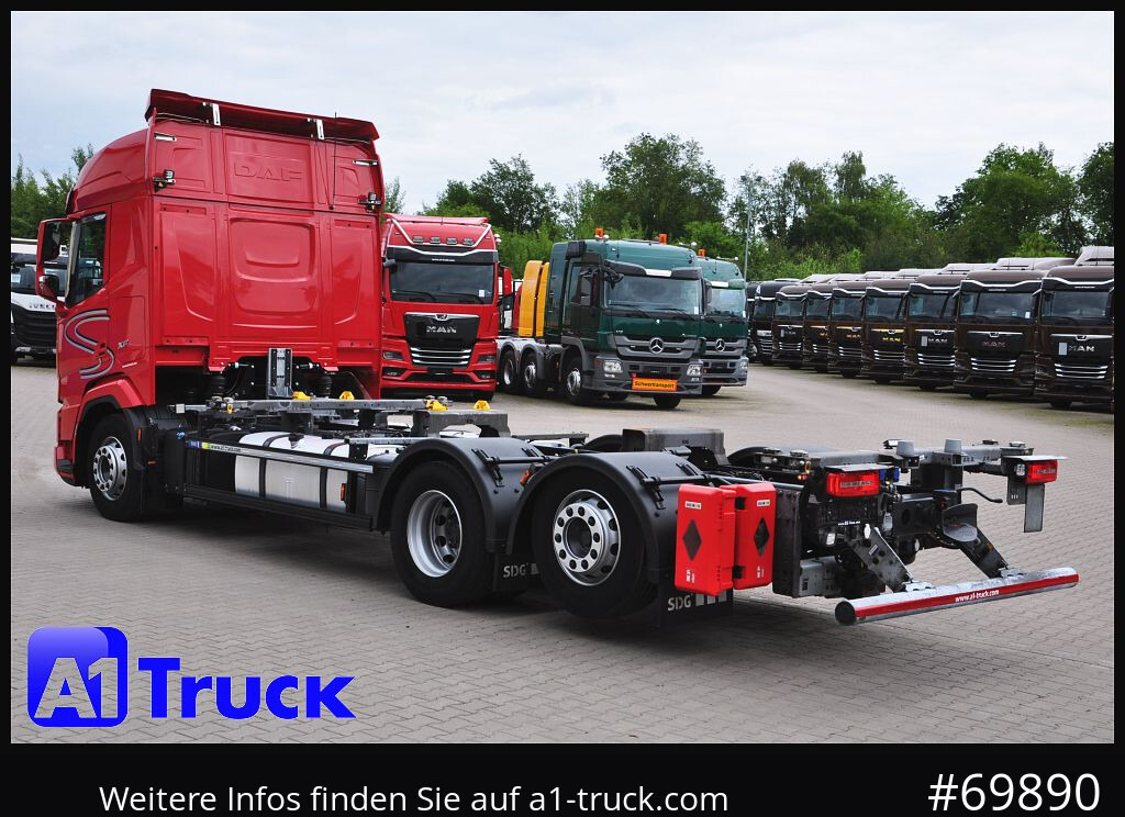 Container transporter/ Swap body truck DAF XF 480, BDF, 7,45, 7,82, Lift-Lenkachse,: picture 11