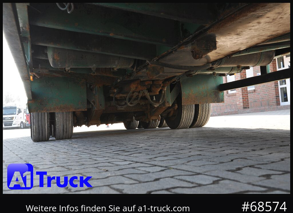 FAYMONVILLE Plattform, ausziehbar, Lenkachse, Tieflader, - Dropside/ Flatbed semi-trailer: picture 3 FAYMONVILLE Plattform, ausziehbar, Lenkachse, Tieflader, - Dropside/ Flatbed semi-trailer: picture 3