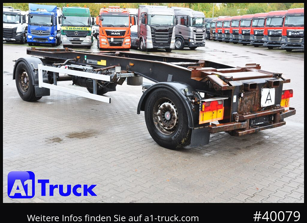 Roll-off/ Skip trailer HUEFFERMANN HSA 1870, Abrollanhänger, Schlitten,: picture 10 Roll-off/ Skip trailer HUEFFERMANN HSA 1870, Abrollanhänger, Schlitten,: picture 10