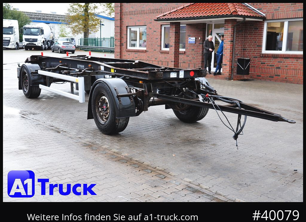 HUEFFERMANN HSA 1870, Abrollanhänger, Schlitten, - Roll-off/ Skip trailer: picture 1 HUEFFERMANN HSA 1870, Abrollanhänger, Schlitten, - Roll-off/ Skip trailer: picture 1