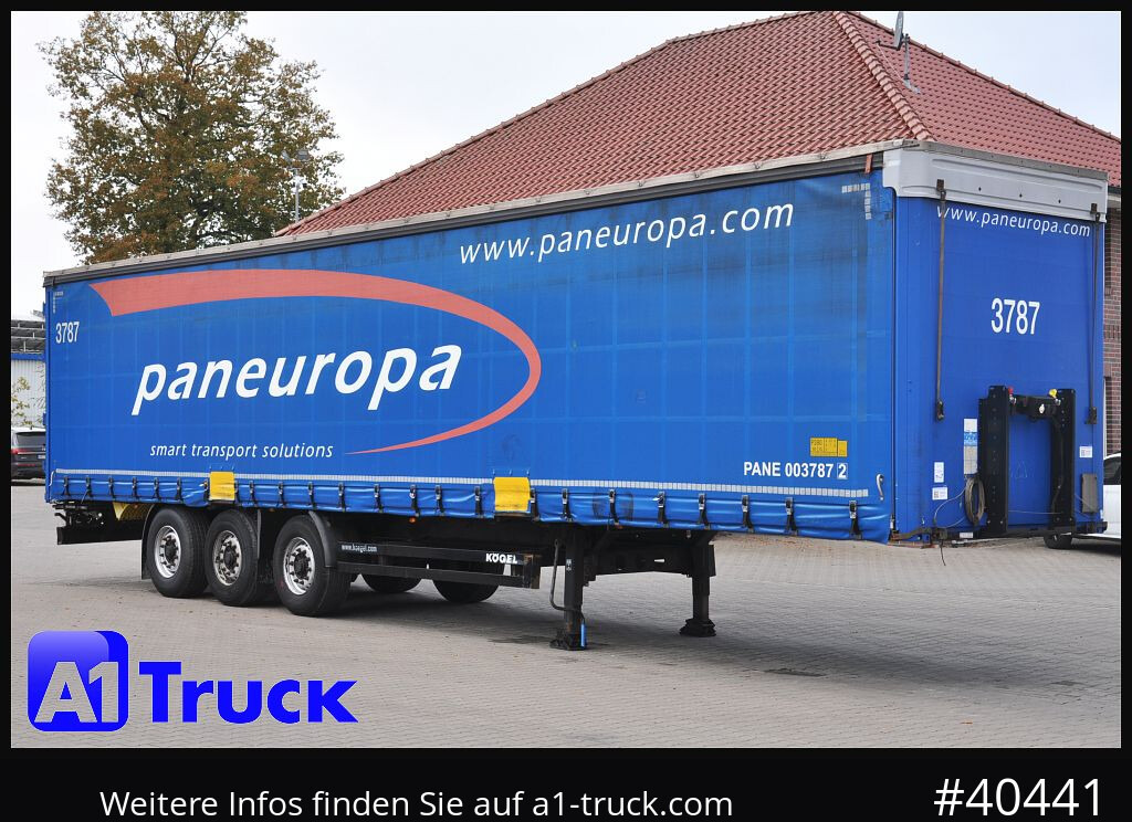 KOEGEL S 24 Tautliner, Code XL, BPW, - Curtainsider semi-trailer: picture 1 KOEGEL S 24 Tautliner, Code XL, BPW, - Curtainsider semi-trailer: picture 1