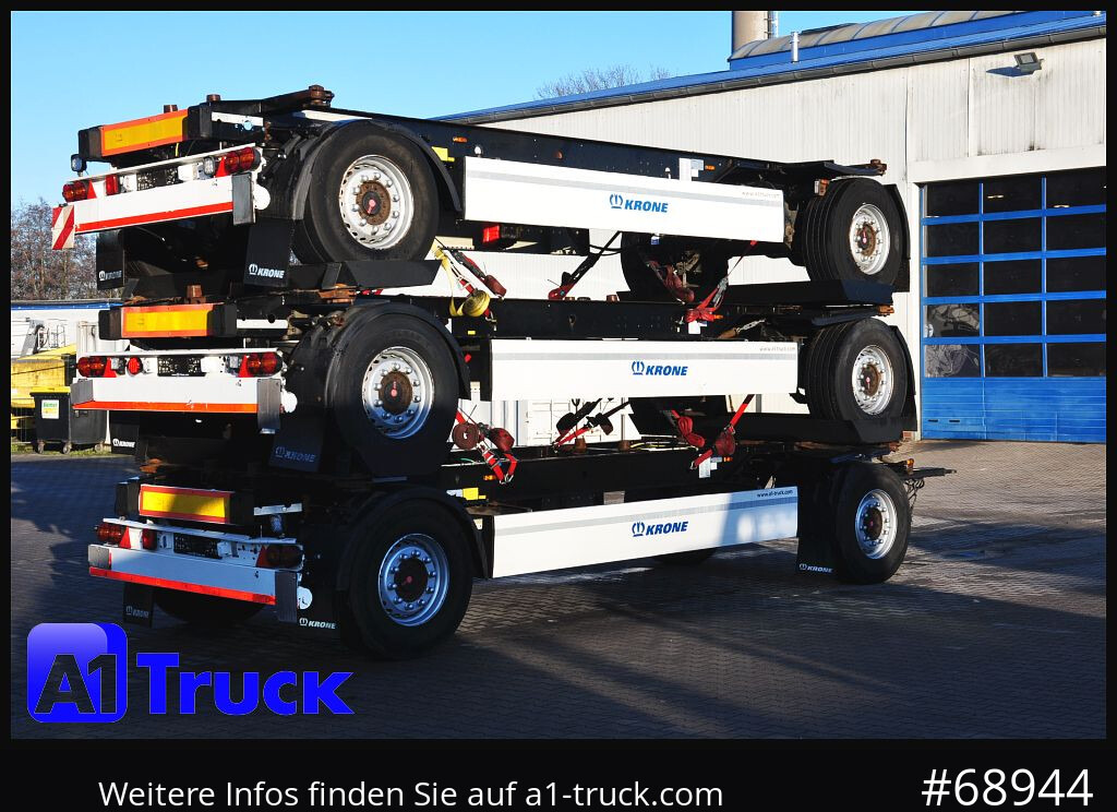 Container transporter/ Swap body trailer KRONE 3 er Paket Standard BDF, Bj  2017  SAF Achse: picture 9