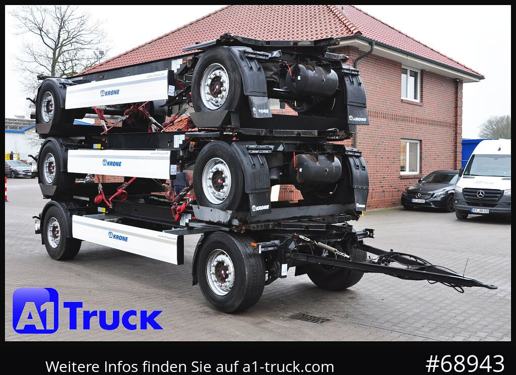 KRONE 3 er Paket Standard BDF, Bj 2017 SAF Achse - Container transporter/ Swap body trailer: picture 1 KRONE 3 er Paket Standard BDF, Bj 2017 SAF Achse - Container transporter/ Swap body trailer: picture 1