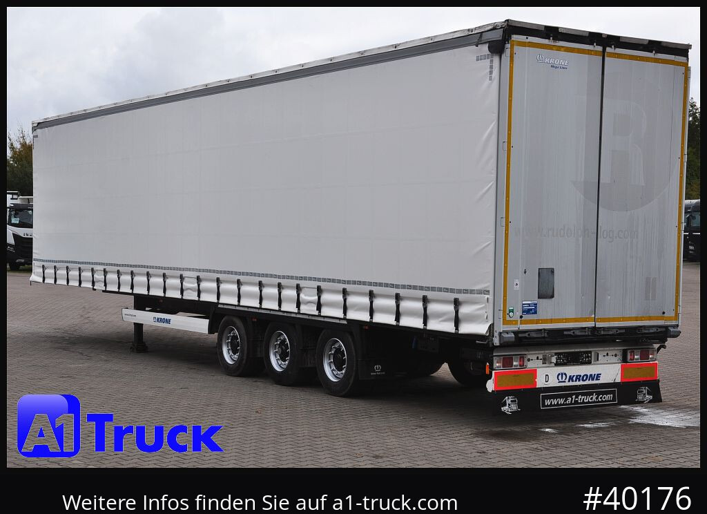 Curtainsider semi-trailer KRONE SD, Mega, neue Plane, Code XL, 1 Vorbesitzer: picture 12 Curtainsider semi-trailer KRONE SD, Mega, neue Plane, Code XL, 1 Vorbesitzer: picture 12