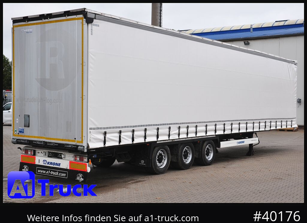 Curtainsider semi-trailer KRONE SD, Mega, neue Plane, Code XL, 1 Vorbesitzer: picture 10 Curtainsider semi-trailer KRONE SD, Mega, neue Plane, Code XL, 1 Vorbesitzer: picture 10