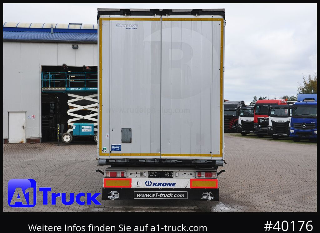 Curtainsider semi-trailer KRONE SD, Mega, neue Plane, Code XL, 1 Vorbesitzer: picture 11 Curtainsider semi-trailer KRONE SD, Mega, neue Plane, Code XL, 1 Vorbesitzer: picture 11