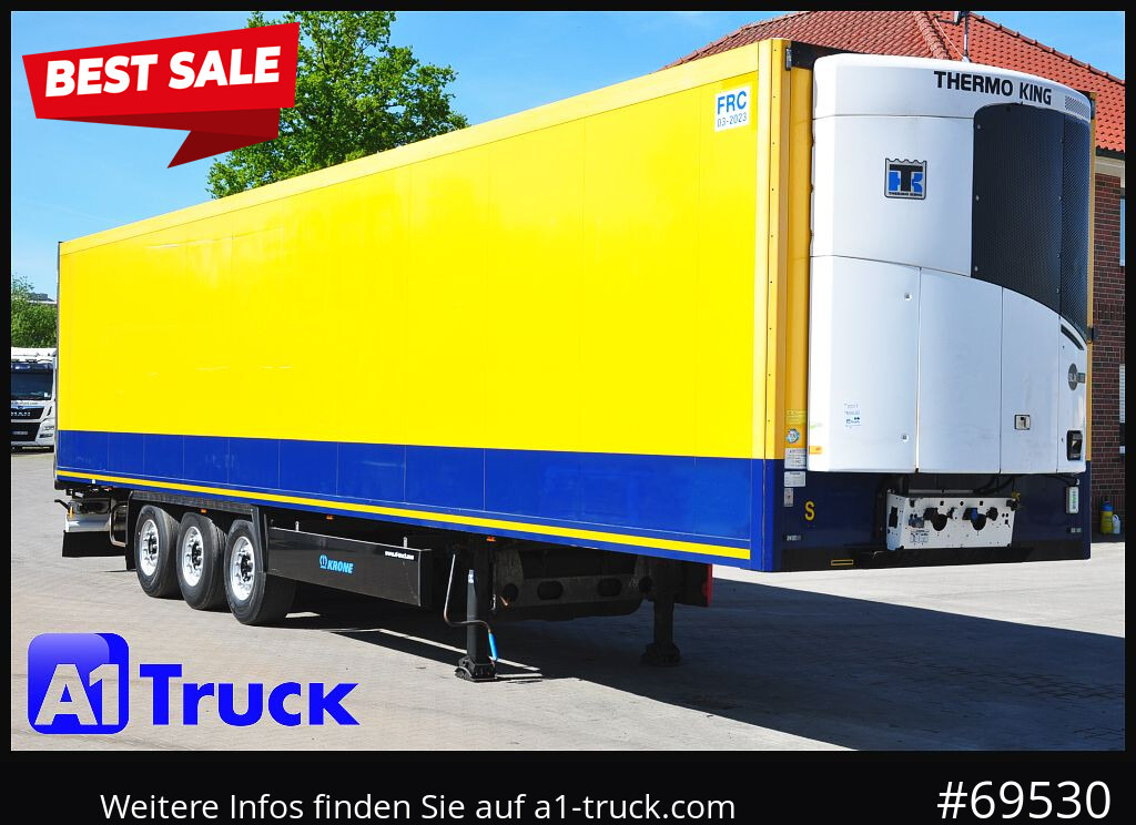 KRONE SD, ThermoKing SLX i 300, Doppelstock, - Refrigerator semi-trailer: picture 1 KRONE SD, ThermoKing SLX i 300, Doppelstock, - Refrigerator semi-trailer: picture 1