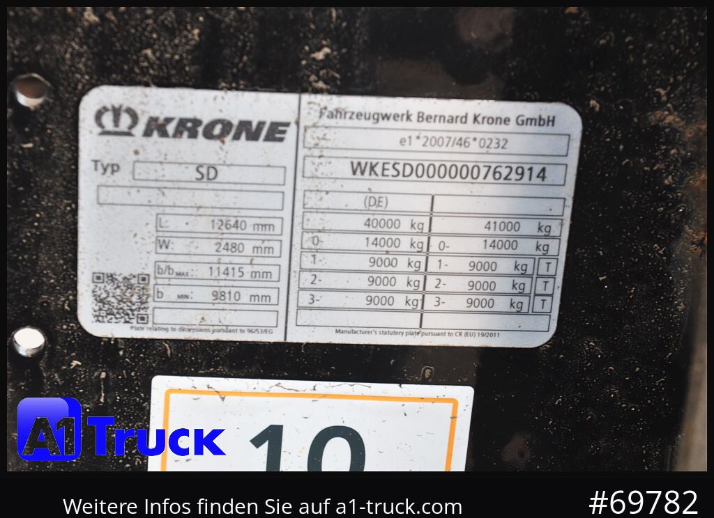 KRONE SDC, Containerchassis, 2x20/30/40 - Container transporter/ Swap body semi-trailer: picture 4 KRONE SDC, Containerchassis, 2x20/30/40 - Container transporter/ Swap body semi-trailer: picture 4