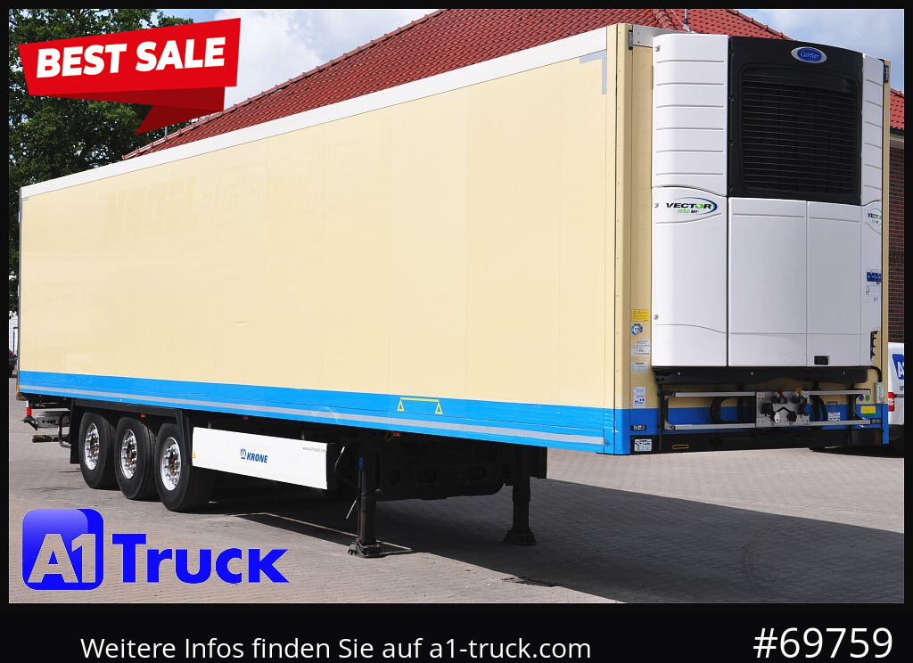 KRONE SDR 27 Carrier 1950 Mt. Doppelstock Lift, - Refrigerator semi-trailer: picture 1 KRONE SDR 27 Carrier 1950 Mt. Doppelstock Lift, - Refrigerator semi-trailer: picture 1