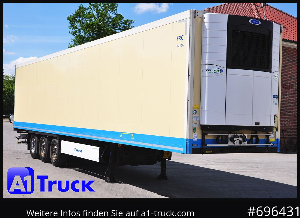 KRONE SDR 27 Carrier 1950 Mt., Lift, Multitemp. - Refrigerator semi-trailer: picture 1 KRONE SDR 27 Carrier 1950 Mt., Lift, Multitemp. - Refrigerator semi-trailer: picture 1