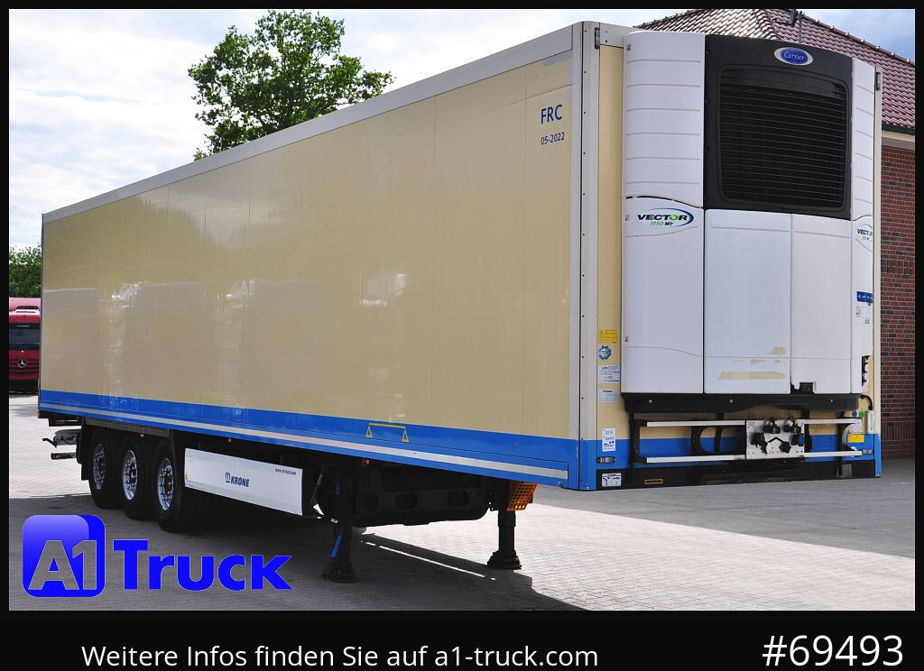KRONE SDR 27 Carrier 1950 Mt., Lift, Multitemp. - Refrigerator semi-trailer: picture 1 KRONE SDR 27 Carrier 1950 Mt., Lift, Multitemp. - Refrigerator semi-trailer: picture 1