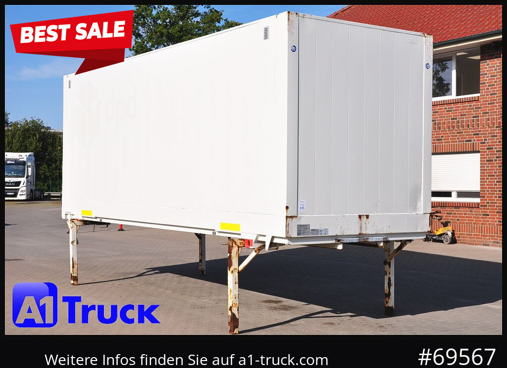 KRONE Wechselbrücke BDF 7,45 Koffer, Textil 2750mm innen, 20 x vorhanden - Swap body - box: picture 1 KRONE Wechselbrücke BDF 7,45 Koffer, Textil 2750mm innen, 20 x vorhanden - Swap body - box: picture 1