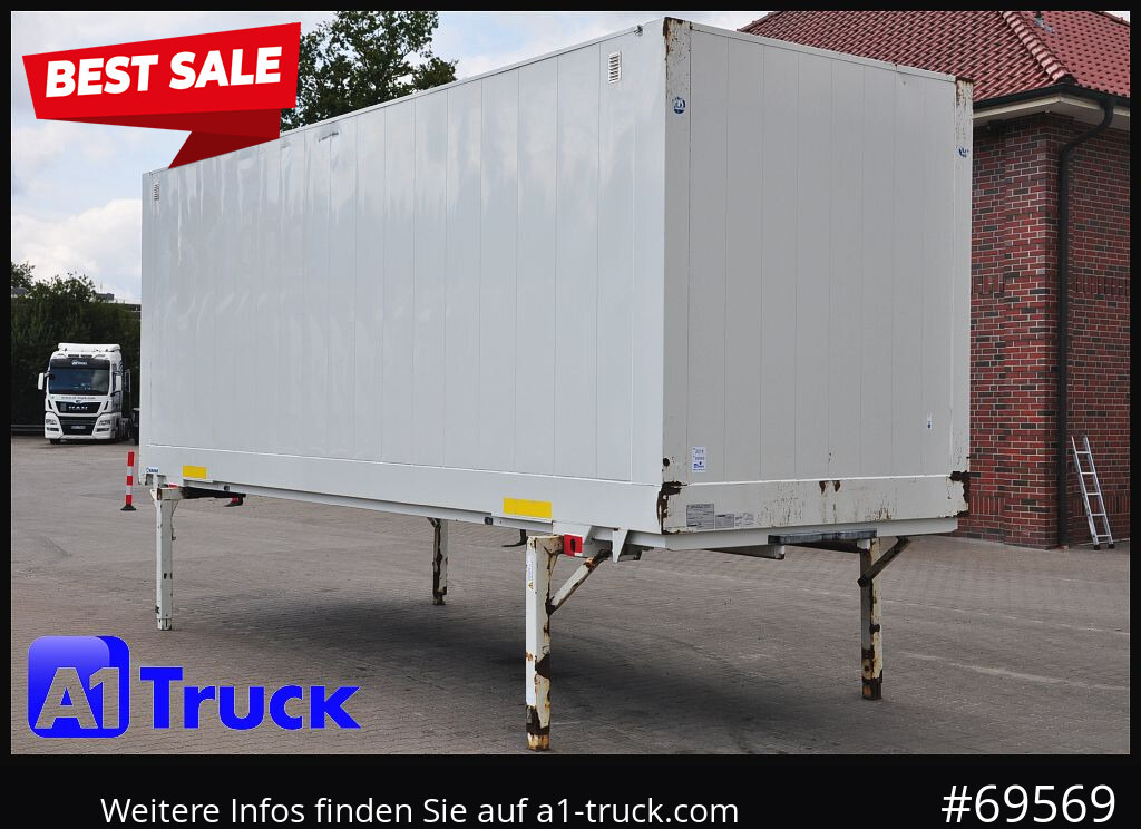 KRONE Wechselbrücke BDF 7,45 Koffer, Textil 2750mm innen, 20 x vorhanden - Swap body - box: picture 1 KRONE Wechselbrücke BDF 7,45 Koffer, Textil 2750mm innen, 20 x vorhanden - Swap body - box: picture 1