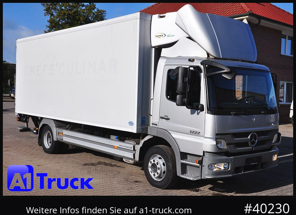 MERCEDES-BENZ Atego 1222, Kühlkoffer, Carrier Supra 1150 Mt, LBW - Refrigerator truck: picture 1 MERCEDES-BENZ Atego 1222, Kühlkoffer, Carrier Supra 1150 Mt, LBW - Refrigerator truck: picture 1