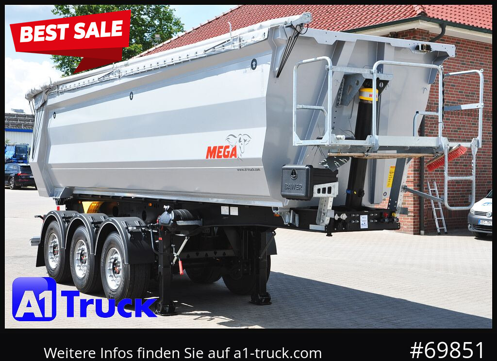 REISCH Mega 28m³ Lift Stahl SAF Hardox - Tipper semi-trailer: picture 1 REISCH Mega 28m³ Lift Stahl SAF Hardox - Tipper semi-trailer: picture 1