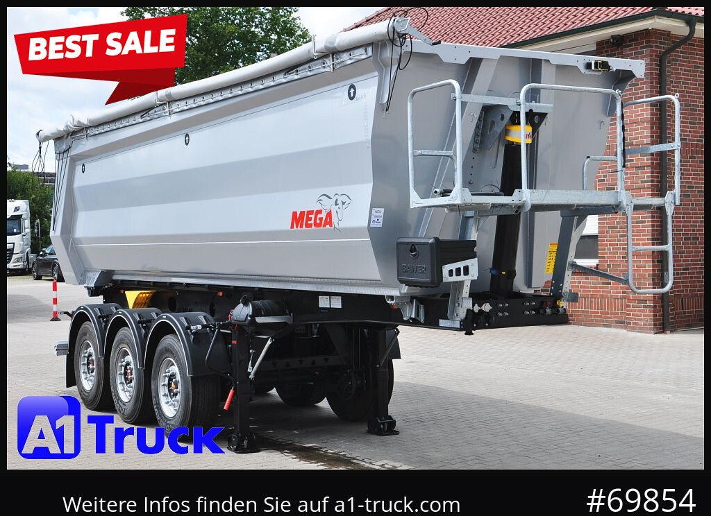 REISCH Mega 28m³ Lift Stahl SAF Hardox - Tipper semi-trailer: picture 1 REISCH Mega 28m³ Lift Stahl SAF Hardox - Tipper semi-trailer: picture 1