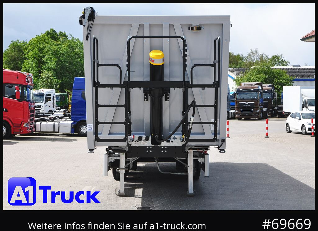 New Tipper semi-trailer REISCH RHKS, Alu-Kippmulde 52m³, Miete: picture 14
