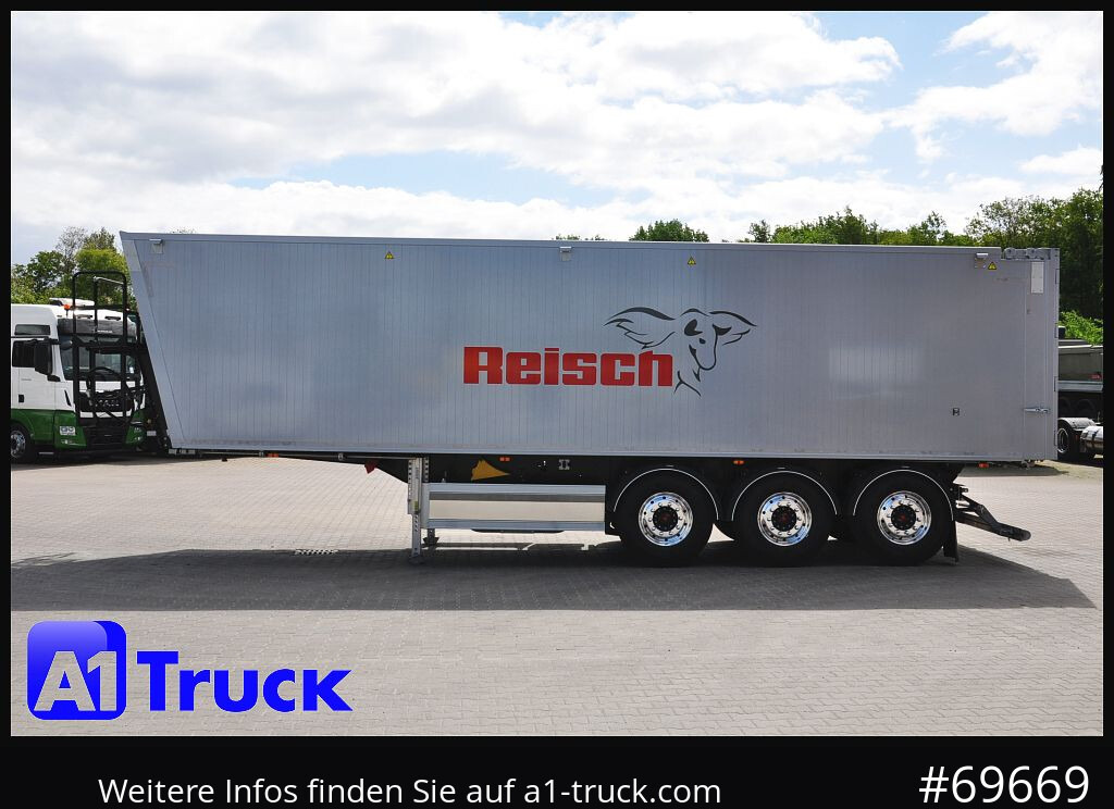 New Tipper semi-trailer REISCH RHKS, Alu-Kippmulde 52m³, Miete: picture 12