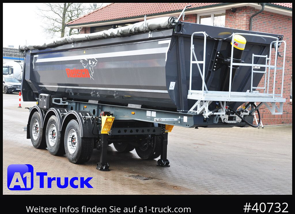 REISCH Steelpipe-R 25m³ NEU Stahl Lift SAF Hardox - Tipper semi-trailer: picture 1 REISCH Steelpipe-R 25m³ NEU Stahl Lift SAF Hardox - Tipper semi-trailer: picture 1