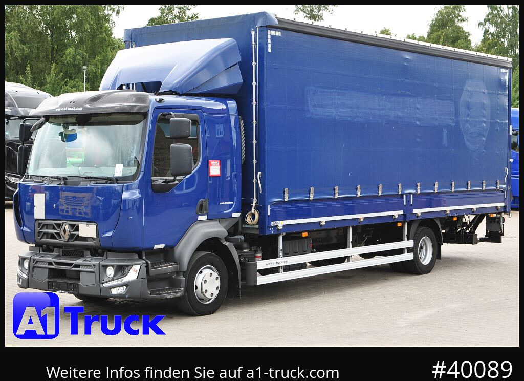 Curtainsider truck RENAULT D 240, 4x2, Ladebordwand, LBW, guter Zustand: picture 13 Curtainsider truck RENAULT D 240, 4x2, Ladebordwand, LBW, guter Zustand: picture 13
