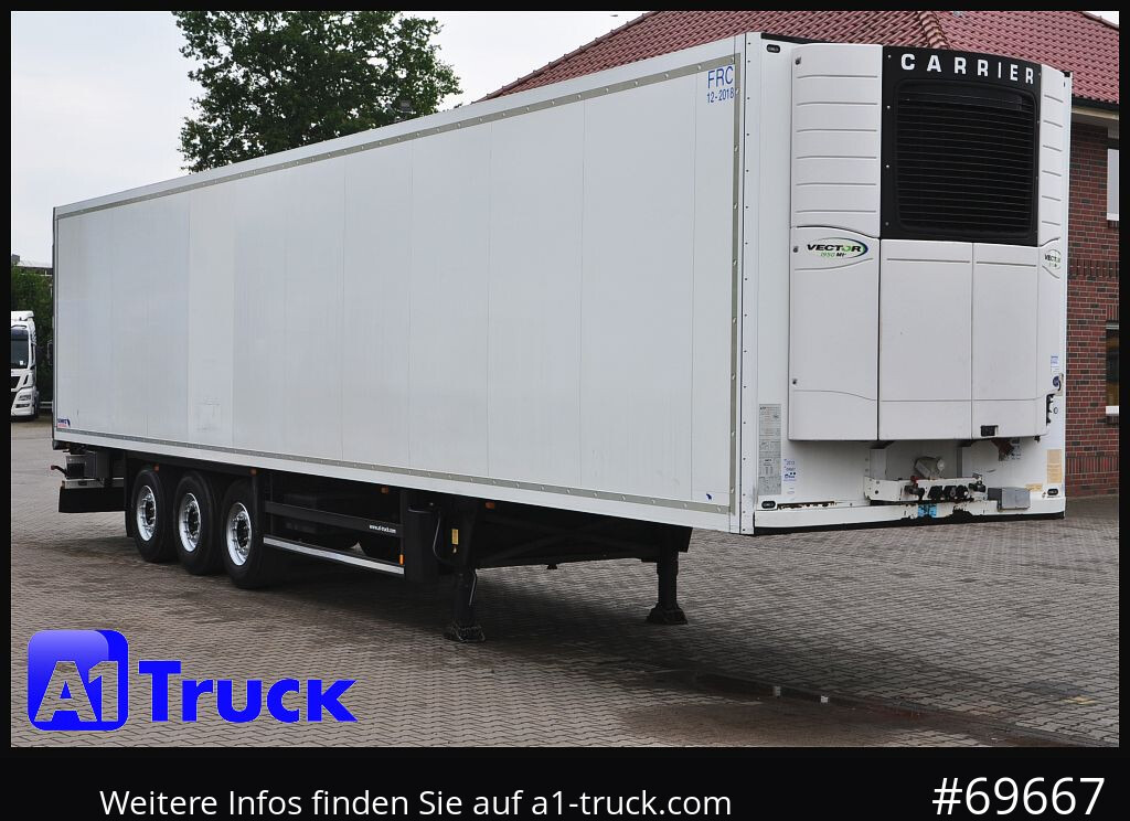 SCHMITZ SKO 24, Carrier,1950 MT, Multitemp, Blumenbreit, - Refrigerator semi-trailer: picture 1 SCHMITZ SKO 24, Carrier,1950 MT, Multitemp, Blumenbreit, - Refrigerator semi-trailer: picture 1