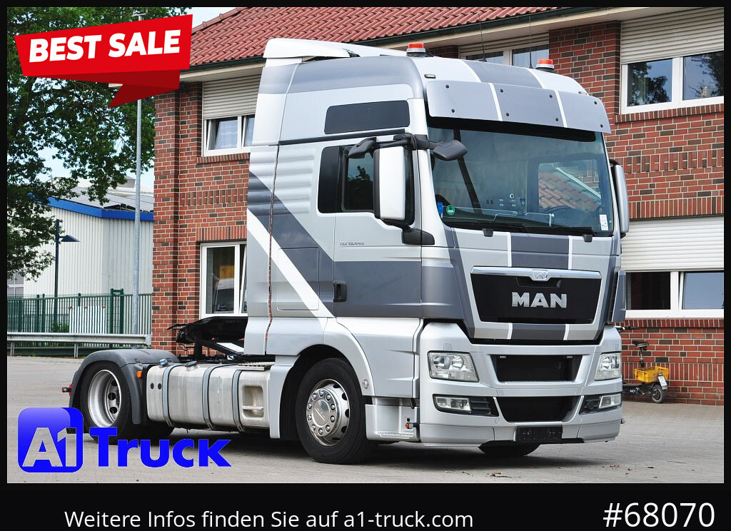MAN TGX 18.440, Überführer, Terberg Kamag, 2x AHK, verstellbare Sattelplatte, - Tractor unit: picture 1 MAN TGX 18.440, Überführer, Terberg Kamag, 2x AHK, verstellbare Sattelplatte, - Tractor unit: picture 1