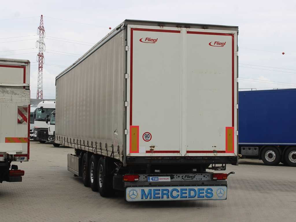 Fliegl SDS 390, MULDA, MULTILOCK, LIFTING AXLE, SAF - Curtainsider semi-trailer: picture 4 Fliegl SDS 390, MULDA, MULTILOCK, LIFTING AXLE, SAF - Curtainsider semi-trailer: picture 4