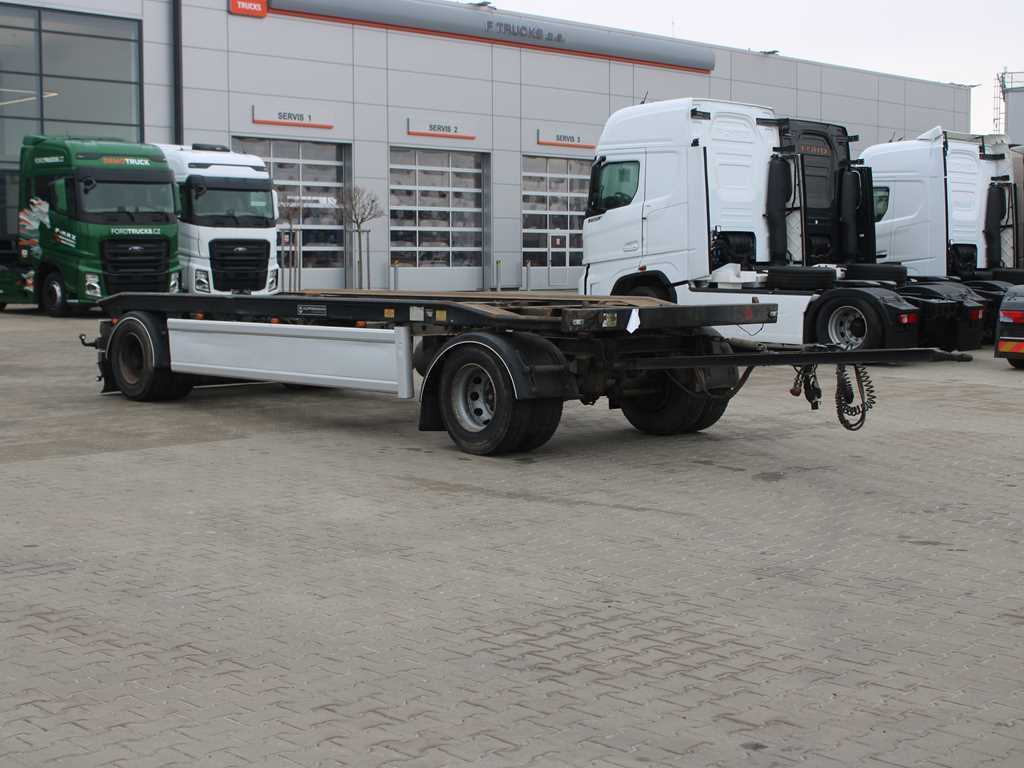 Hüffermann HAR 18.70, SAF AXLES, TIRES 80% - Roll-off/ Skip trailer: picture 3 Hüffermann HAR 18.70, SAF AXLES, TIRES 80% - Roll-off/ Skip trailer: picture 3