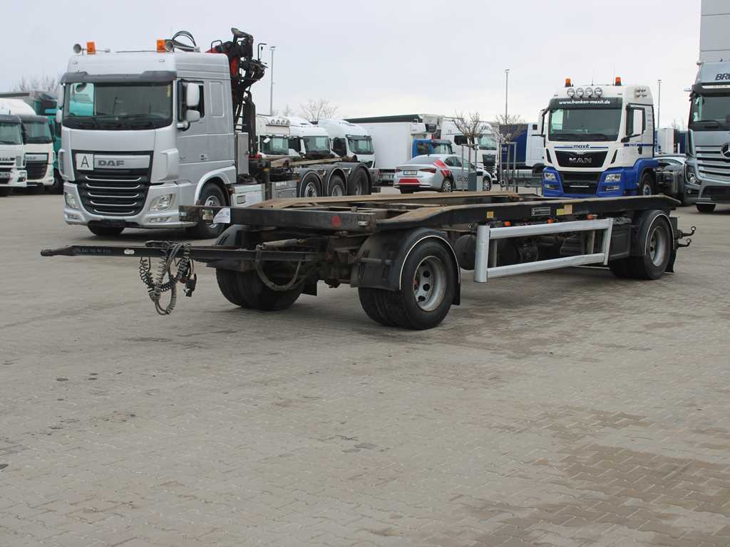 Hüffermann HAR 18.70, SAF AXLES, TIRES 80% - Roll-off/ Skip trailer: picture 1 Hüffermann HAR 18.70, SAF AXLES, TIRES 80% - Roll-off/ Skip trailer: picture 1