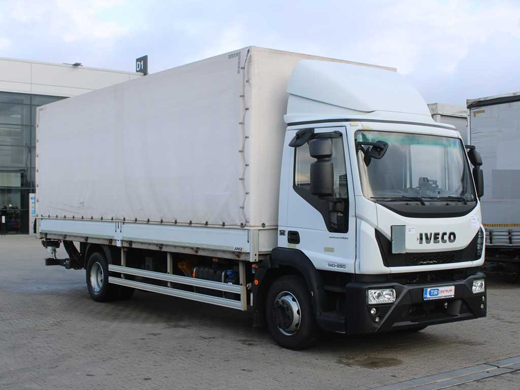 Iveco 140-280E, HYDRAULIC FRONT, SIDE BOARD, EURO 6 - Curtainsider truck: picture 3 Iveco 140-280E, HYDRAULIC FRONT, SIDE BOARD, EURO 6 - Curtainsider truck: picture 3